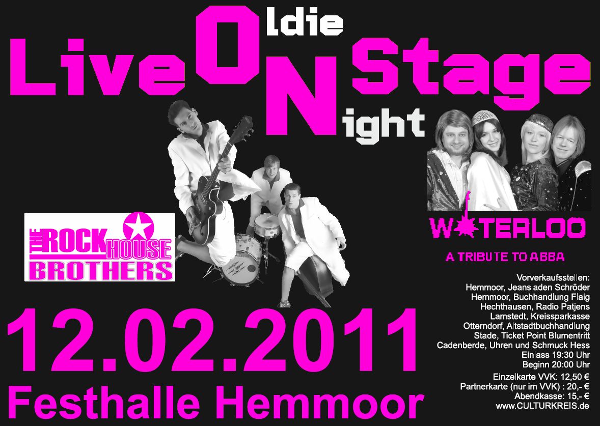 öfter Live On Stage - Culturkreis Hemmoor - Ex-Oldie-Night