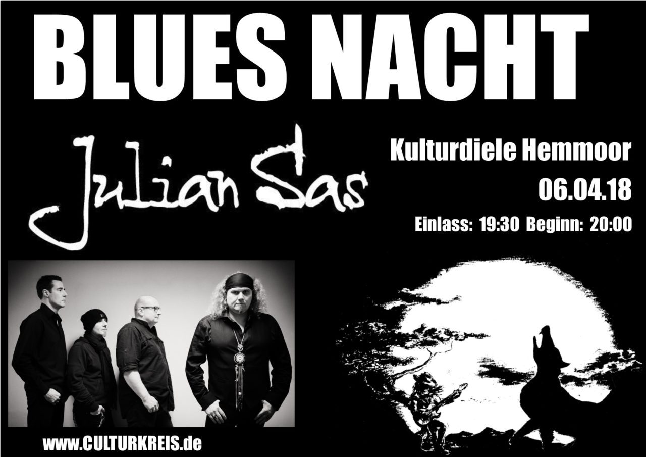 06.04.2018 – Blues-Nacht mit Julian Sas