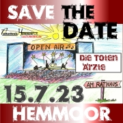 OpenAir am Rathaus 2023 - Hemmoor - Die Toten Ärzte