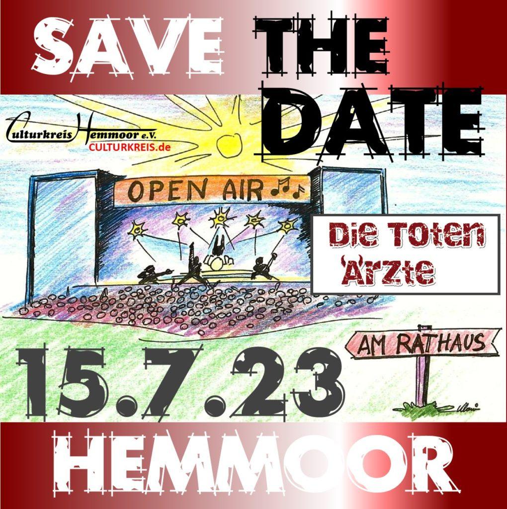 OpenAir am Rathaus 2023 - Hemmoor - Die Toten Ärzte