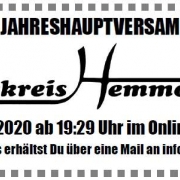 2020 - Jahreshauptversammlung - JHV